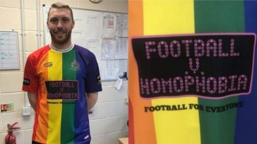 O novo uniforme do time de futebol Altrincham FC (Foto: Divulgação)