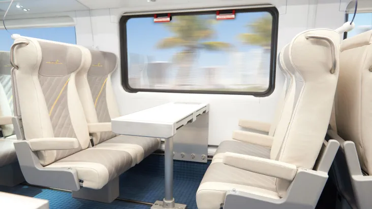 brightline train interior smart coach