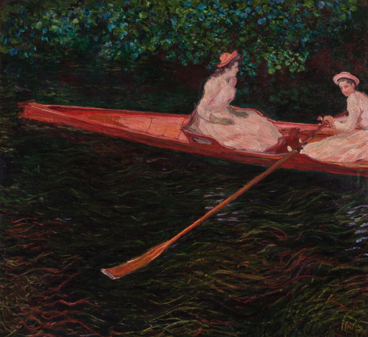 Claude Monet A canoa sobre o Epte c. 1890 acervo MASP scaled
