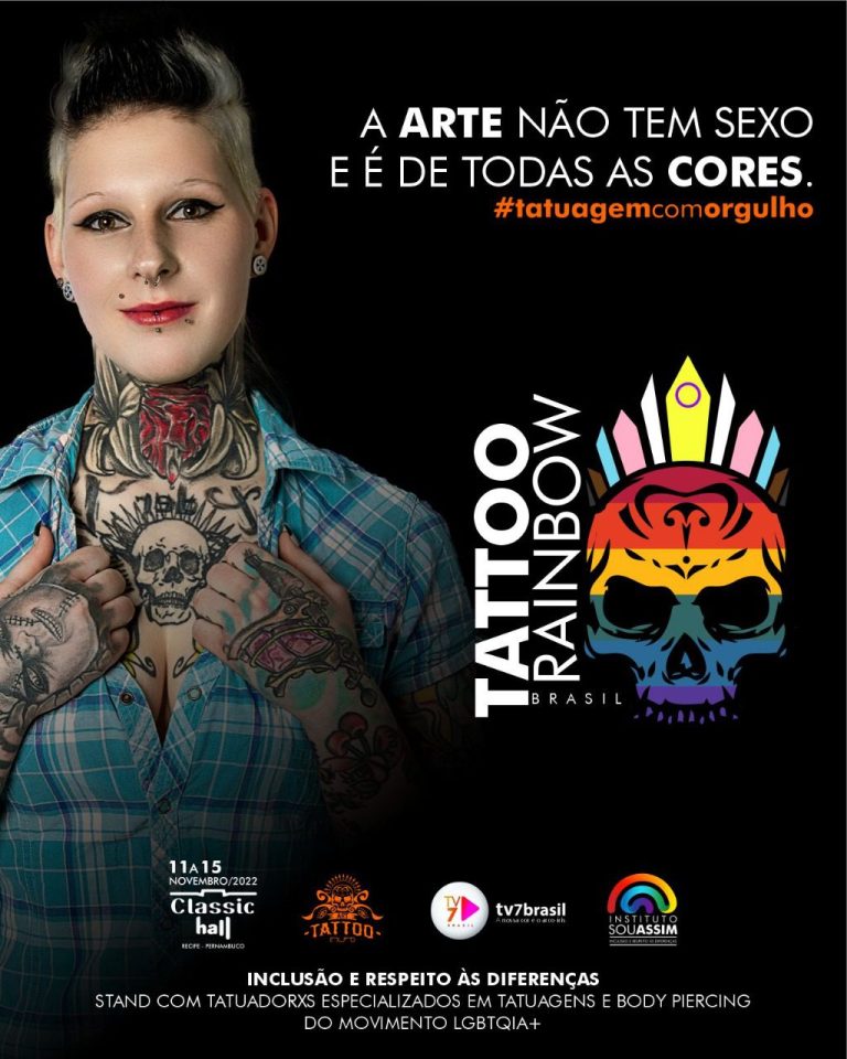 Convenção de tatuagem no Recife promove parceria com o segmento LGBTQIA+Â 