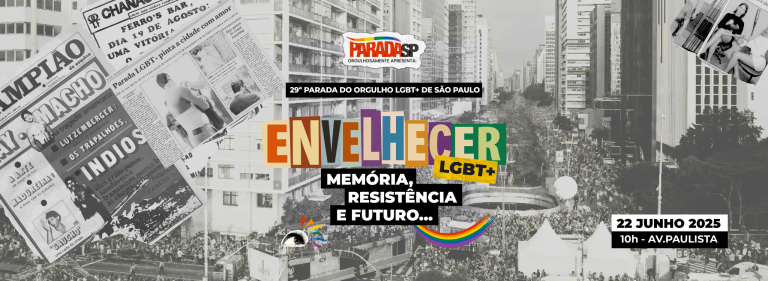 Confira a programação oficial da 29ª Parada do Orgulho LGBT+ de São Paulo, que acontece dia 22 de junho, na Avenida Paulista